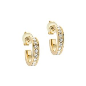Ted Baker Gold Crystal Nano Huggie Earrings – Gold