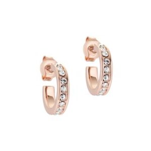 Ted Baker Rose Gold Crystal Nano Huggie Earrings – Rose Gold