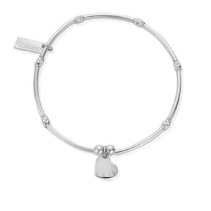ChloBo Silver Mini Sparkle Middle Bracelet – 18cm