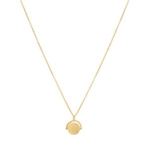 Argento Gold Spinning Disc Necklace – 45cm