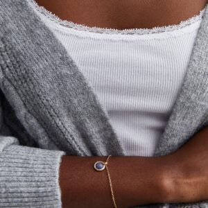 Gold Moodstone Bracelet New Look