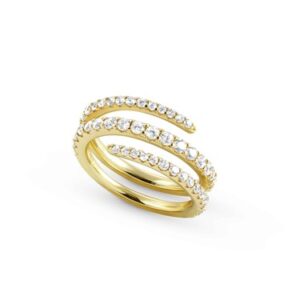 Nomination Lovelight Gold Triple Band Ring Dimension 54 – Ring Dimension 54