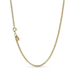 Pandora 14k Gold-Plated Rolo Chain Necklace – 60cm