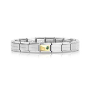 Nomination Gold May Birthstone Bracelet
