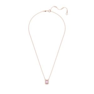 Swarovski Millenia Rose Gold + Purple Octagon Necklace – Adjustable