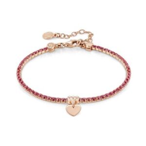 Nomination Rose Gold Elegant Pink Crystal Middle Bracelet