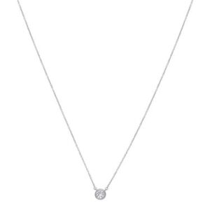 August Woods Silver Petite Halo Necklace – Silver