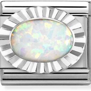 Nomination Silver White Opal Allure