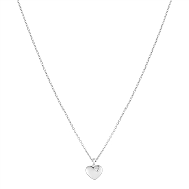 Argento Children Silver Middle Locket Necklace - 35cm