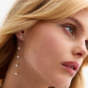 Gold Tone Fake Pearl Drop Earrings New Glance
