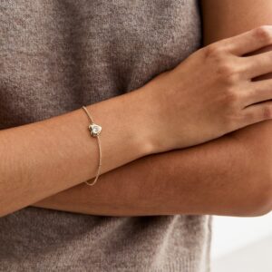 Gold Tone Diamanté Center Appeal Bracelet New Glance
