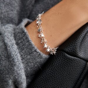 Silver Tone Megastar Attraction Bracelet New Glance