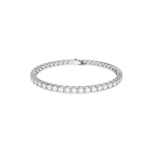 Swarovski Matrix Silver Spherical Tennis Bracelet – 16.5cm