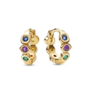 Pandora Marvel The Avengers Infinity Stones Hoop Earrings