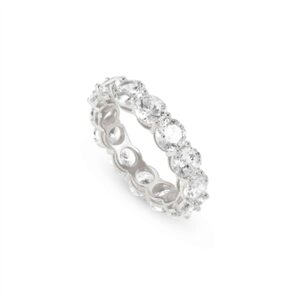 Nomination Chic Silver Crystal Joyful Band Ring – 54