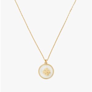 Kate Spade New York Gold Clover Pearl Necklace – 41cm