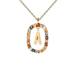 PDPAOLA Letter Necklace – Letter A