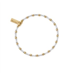 ChloBo Gold Plated Mix Rhythm of Water Bracelet – Gold
