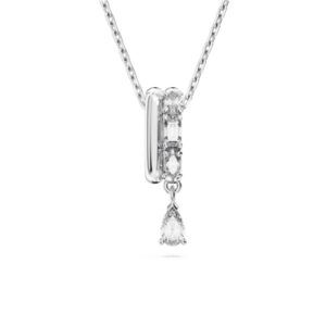 Swarovski Dextera Combined Cuts Rhodium Pendant Necklace – 38cm