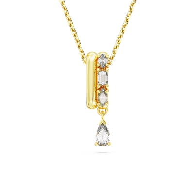 Swarovski Dextera Blended Lower Yellow Tone Necklace - 38cm