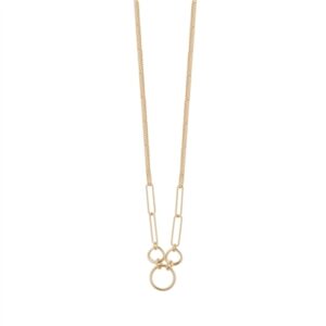Argento Gold Circle Chain Necklace – Gold