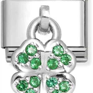 Nomination Inexperienced 4-Leaf Clover Allure