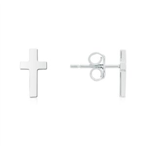 Argento Silver Simple Pass Earrings – Silver