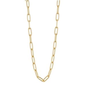August Woods Gold Paper Clip Chain Necklace – 40cm