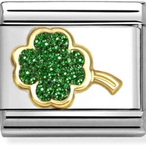 Nomination Inexperienced 4-Leaf Clover Appeal