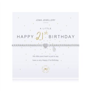 Joma A Little Happy 21st Birthday Bracelet – Adjustable