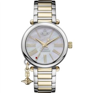 Vivienne Westwood Gold Toned Mother of Pearl Orb Watch – Gold