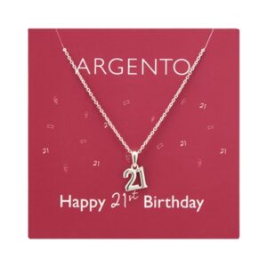 Argento Silver 21 Necklace – Silver