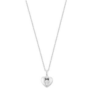 Argento Silver Raised Center Move Necklace – Silver