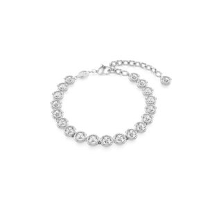 Swarovski Imber Spherical Lower Rhodium-Plated Tennis Bracelet