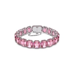 Swarovski Octagon Cut Pink Mellenia Bracelet