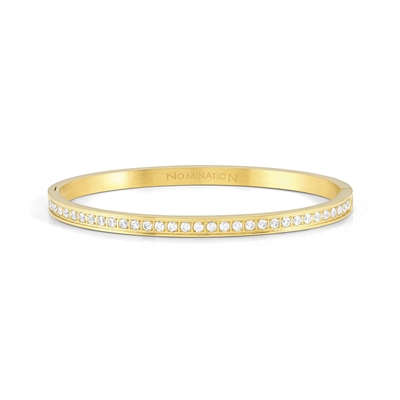 Nomination Lovely Bangles Small Gold White