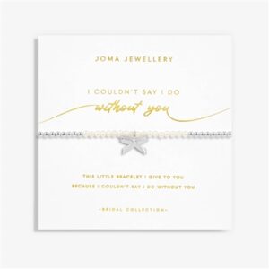 Joma Pearl Couldnt Say I Do With out You Bracelet – Silver