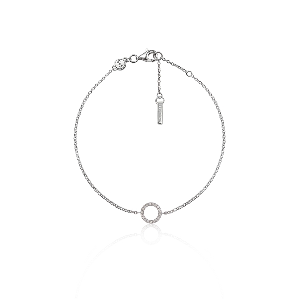 Search + In finding Hope Silver Bracelet - Silver