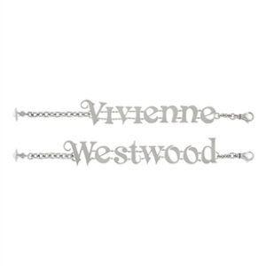 Vivienne Westwood Silver Raimunda Twin Logo Bracelets – Silver