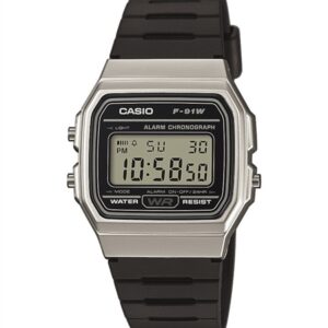 Casio Assortment F-91WM-7AEF Black Resin Strap Virtual Watch