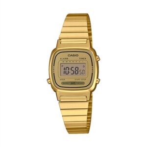 Casio Antique LA670WEGA-9EF Gold Stainless Metal Bracelet Virtual Watch