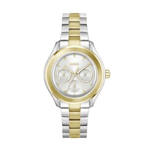 Boss Lida Chrono Gold Bezel Watch