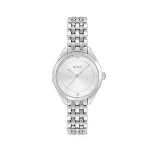 Boss Mae Crystal Silver Watch