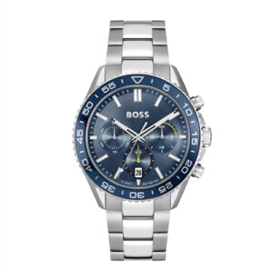 Boss Runner Blue Chronograph Watch