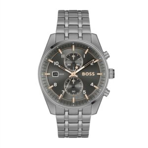Boss Skytraveler Gray Chronograph Watch
