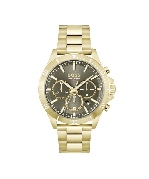 Boss Sports activities Lux Troper Gold Chronograph Watch