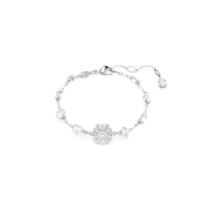 Swarovski Idyllia Rhodium Plated Blended Cuts Snowflake Bracelet
