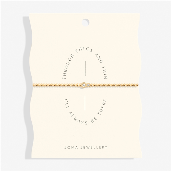 Joma Gold Share Happiness Thick and Thin Bracelet - Gold