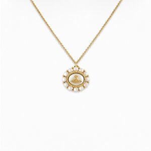 Vivienne Westwood Gold Amaya Halo Pearl Necklace – Gold
