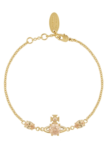 Vivienne Westwood Gold Joaquina Crystal Orb Bracelet - Gold